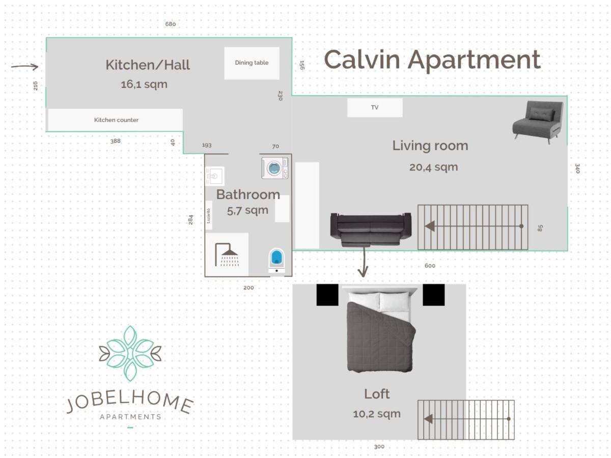 Jobelhome Calvin Apartment Budapest Luaran gambar